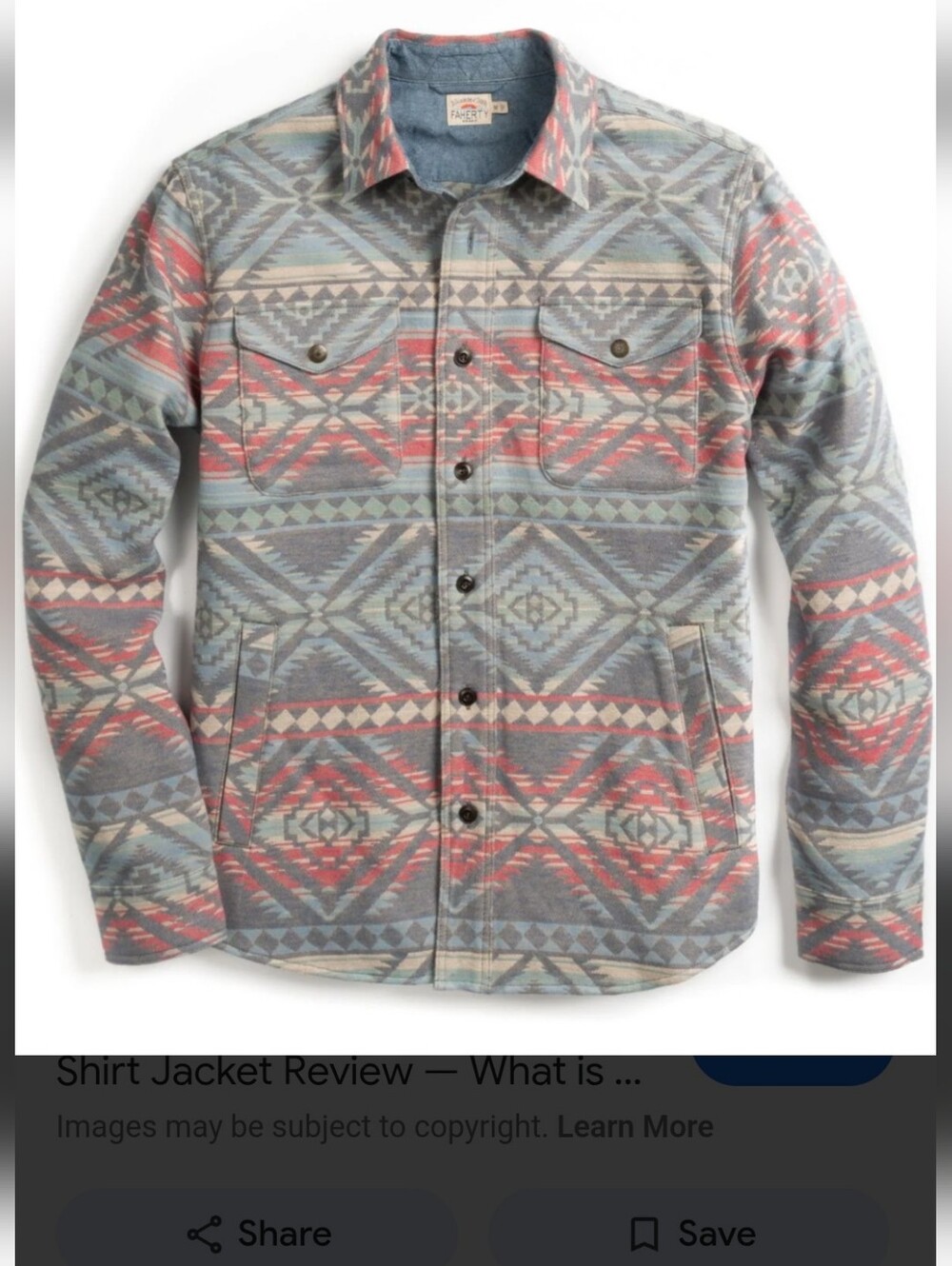 Faherty Durango Shirt Jacket